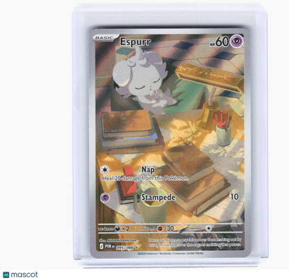 2026 Pokemon—Espurr #95/88 Perfect Order—Illustration Rare Foil