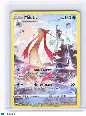 2022 Pokemon—Milotic #TG02/TG30 Silver Tempest Trainer Gallery—Ultra Rare Foil