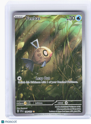2024 Pokemon—Feebas #198/191 Surging Sparks—Illustration Rare Foil