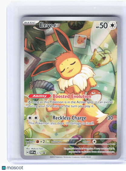 2025 Pokemon—Eevee #SVP EN 173 Scarlet & Violet Promo Cards—BSP Foil