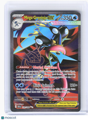 2026 Pokemon—Mega Greninja ex #100/86 Chaos Rising—Ultra Rare Foil