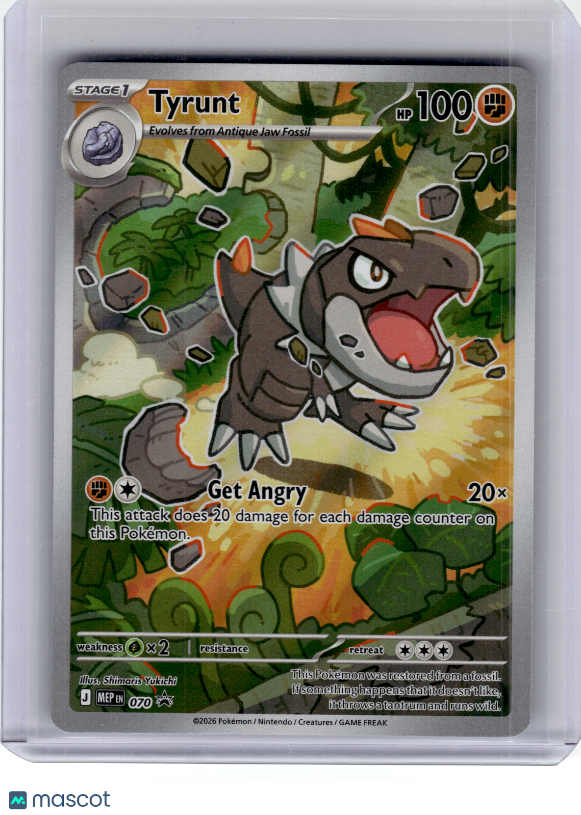2026 Pokemon—Tyrunt #070 Perfect Order—Black Star Promo Holo