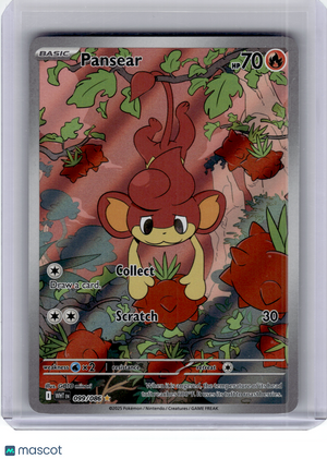2025 Pokemon—Pansear #99 White Flare—Illustration Rare Holo