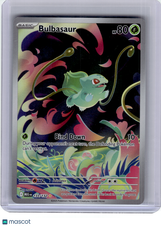 2025 Pokemon—Bulbasaur #133 Mega Evolution—Illustration Rare Holo
