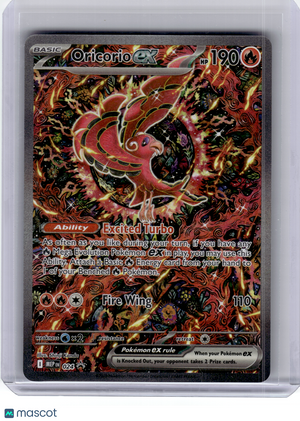 2025 Pokemon—Oricorio ex #024 Mega Evolution—Black Star Promo Holo