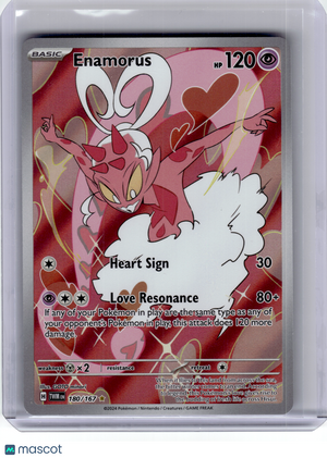 2024 Pokemon—Enamorus #180 Twilight Masquerade—Illustration Rare Holo