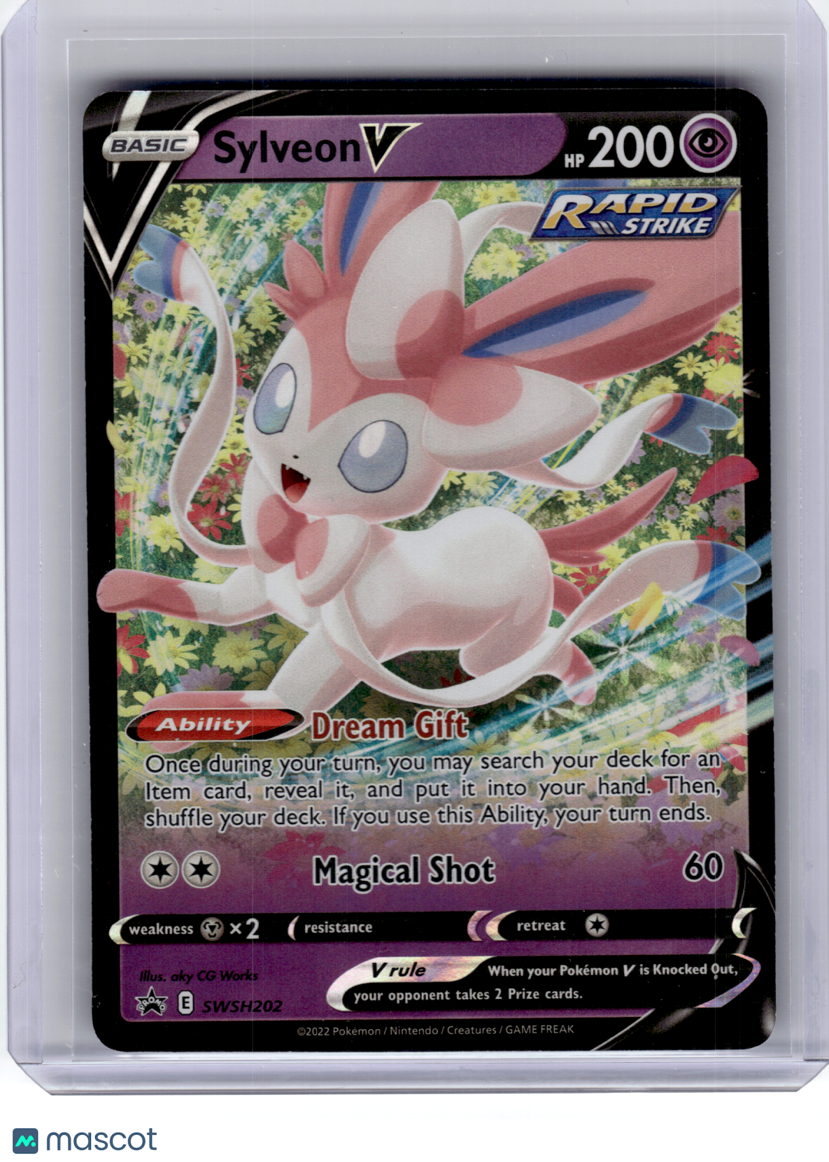 2022 Pokemon—Sylveon V #SWSH202 Sword & Shield—Black Star Promo Holo [LP]