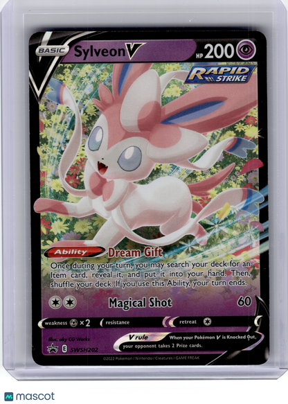 2022 Pokemon—Sylveon V #SWSH202 Sword & Shield—Black Star Promo Holo [LP]