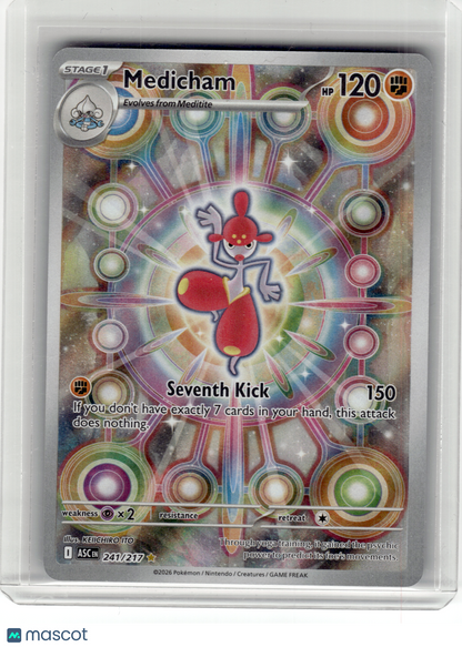 2026 Pokemon—Medicham #241 Ascended Heroes—Illustration Rare Holo [LP]