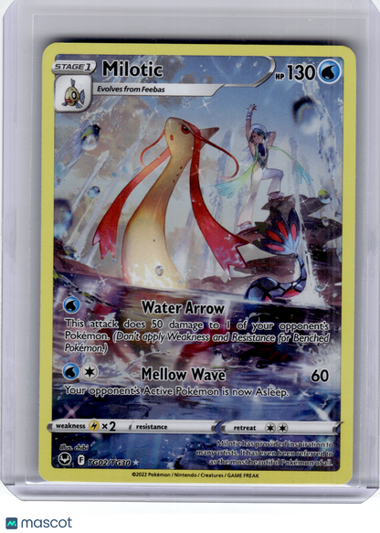 2022 Pokemon—Milotic #TG02 Silver Tempest Trainer Gallery—Ultra Rare Holo [LP]