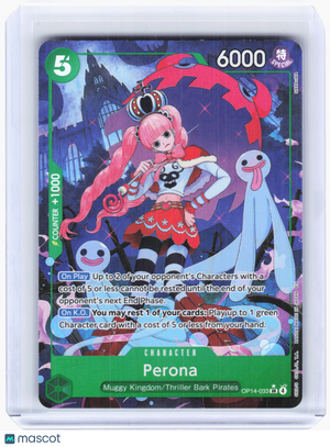 2026 Perona #OP14-033 The Azure Sea's Seven—Super Rare Foil (Alt Art) [LP]