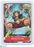 2024 One Piece—Monkey.D.Luffy #OP06-013 Wings of the Captain—Rare Foil (Alt Art)
