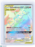 2019 Pokemon—Charizard & Braixen GX #251/236 Cosmic Eclipse—Rainbow Rare Holo