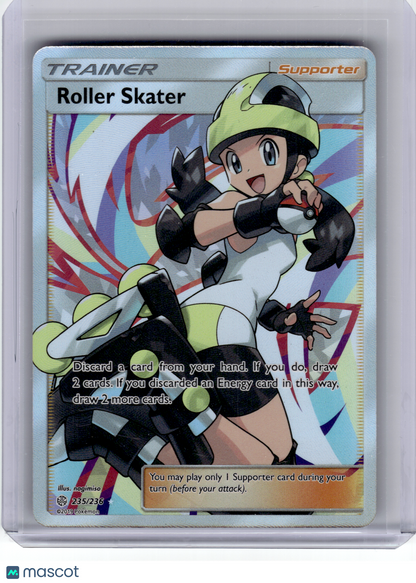 2019 Pokemon—Roller Skater #235 Sm-Cosmic Eclipse—Ultra Rare Holo