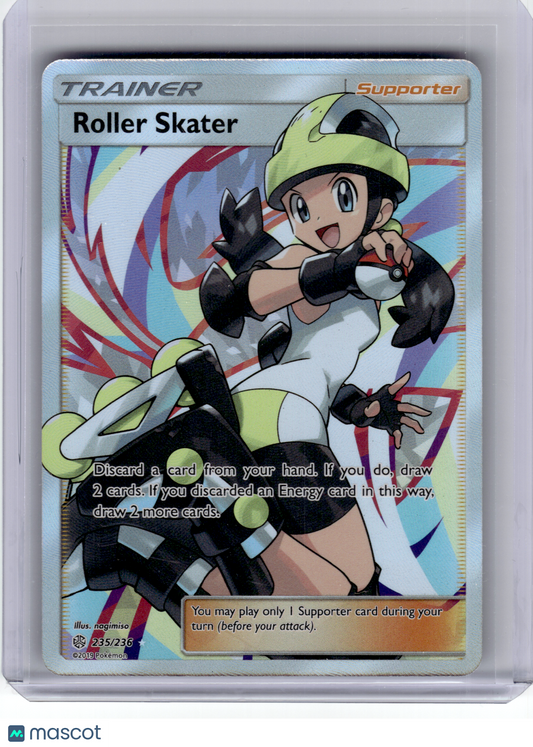 2019 Pokemon—Roller Skater #235 Sm-Cosmic Eclipse—Ultra Rare Holo