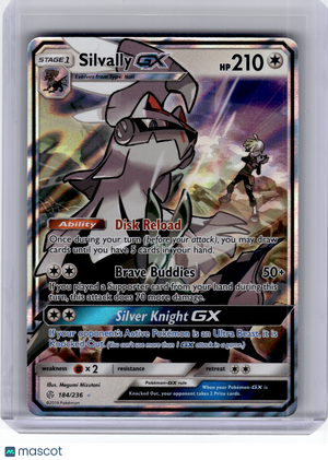 2019 Pokemon—Silvally GX #184 Sm-Cosmic Eclipse—Ultra Rare Holo