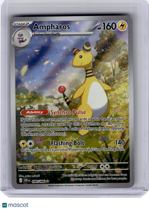 2026 Pokemon—Ampharos #90 Chaos Rising—Illustration Rare Holo [Lightly Played]