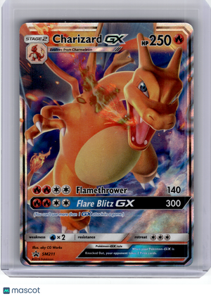 2019 Pokemon—Charizard GX #SM211 Sun & Moon—Black Star Promo Holo