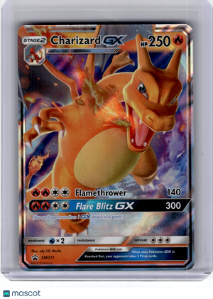 2019 Pokemon—Charizard GX #SM211 Sun & Moon—Black Star Promo Holo