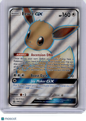 2020 Pokemon—Eevee GX #SM242 Sun & Moon—Black Star Promo Holo