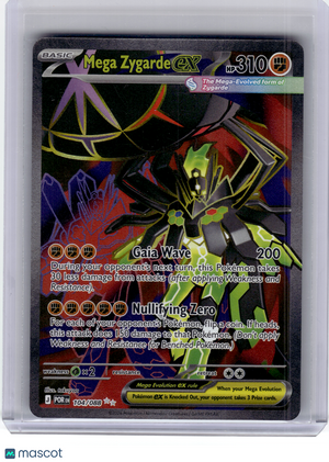 2026 Pokemon—Mega Zygarde EX #104 Perfect Order—Ultra Rare Holo