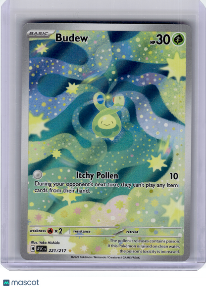 2026 Pokemon—Budew #221 Ascended Heroes—Illustration Rare Holo