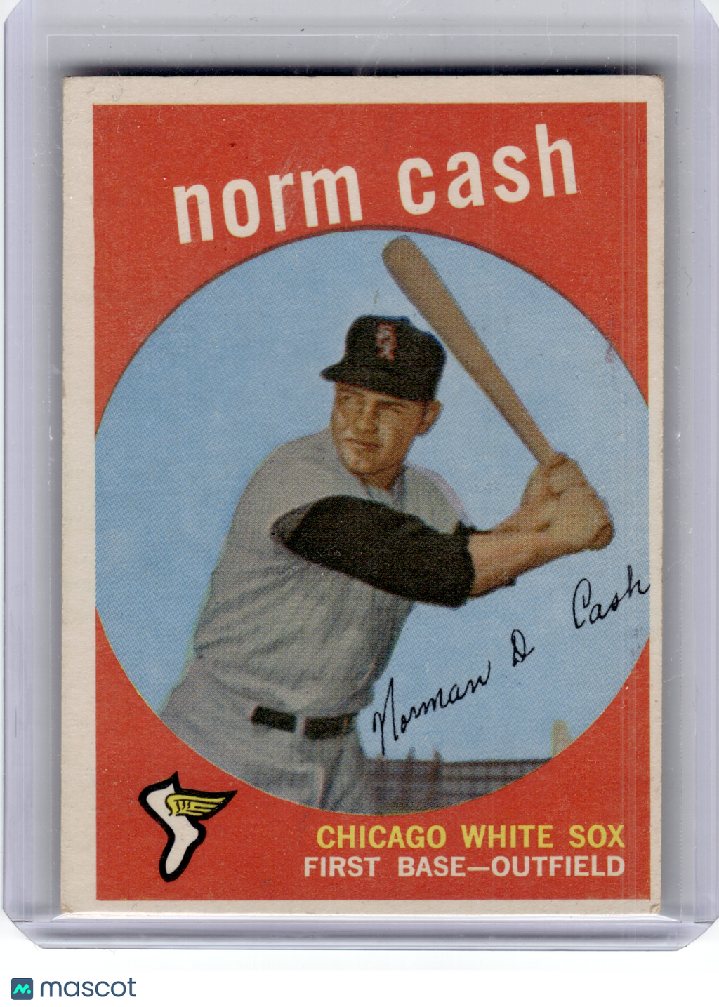 1959 Topps Baseball—Norm Cash #509 —Very Good