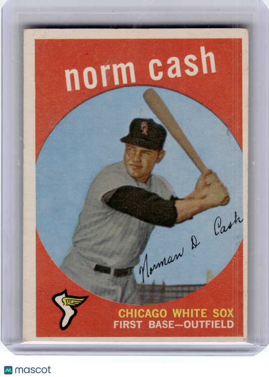 1959 Topps Baseball—Norm Cash #509 —Very Good