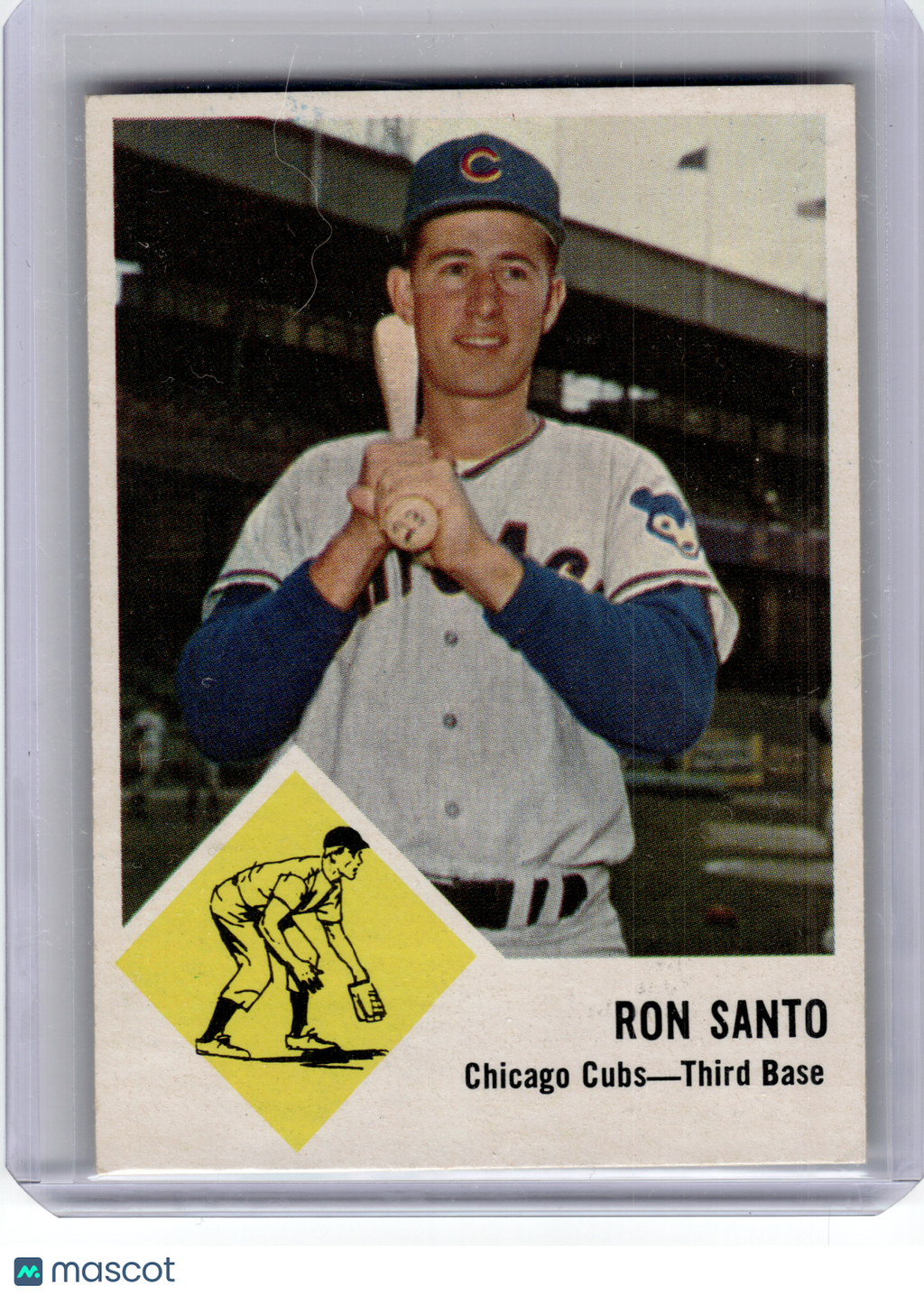 1963 Fleer Baseball—Ron Santo #32 —Very Good