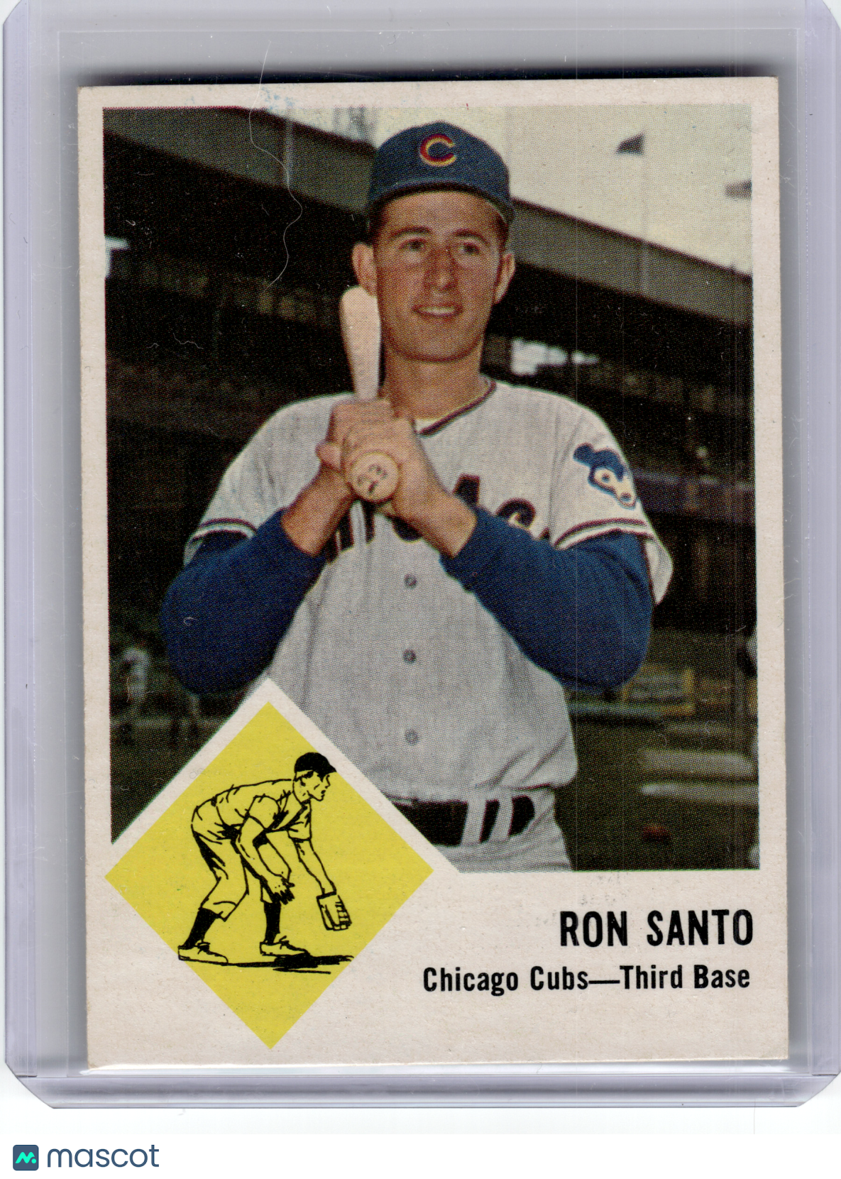 1963 Fleer Baseball—Ron Santo #32 —Very Good