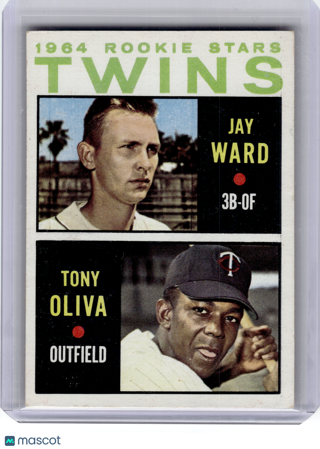 1964 Topps Baseball—Jay Ward Tony Oliva #116 —Very Good