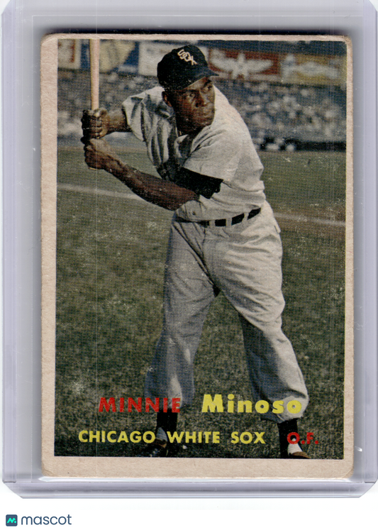 1957 Topps Baseball—Minnie Minoso #138 —Very Good