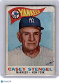 1960 Topps Baseball—Casey Stengel #227 —Poor