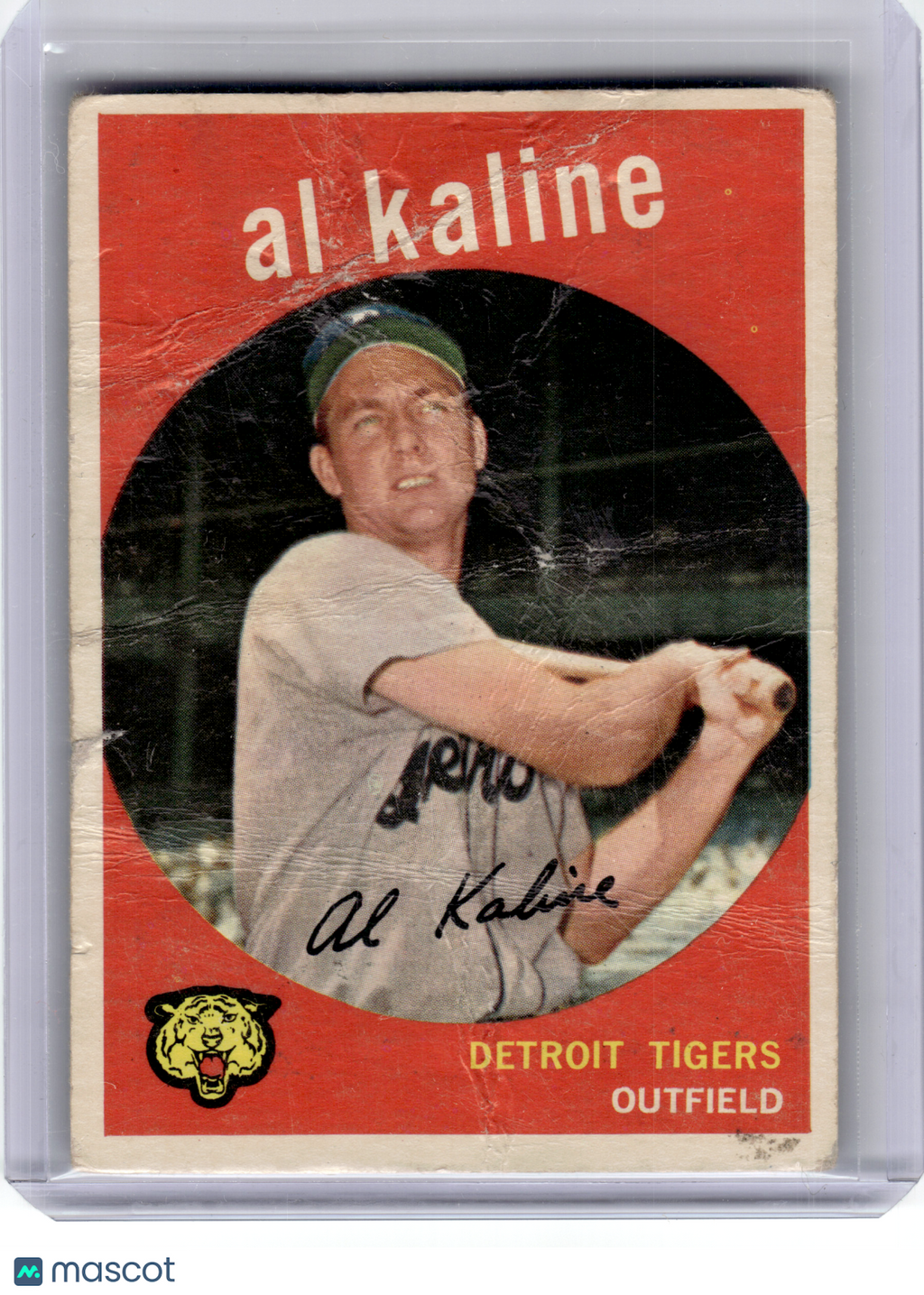 1959 Topps Baseball—Al Kaline #360 [Damage]