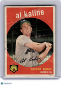 1959 Topps Baseball—Al Kaline #360 [Damage]