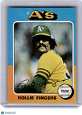 1975 Topps Baseball—Rollie Fingers #21 —Very Good