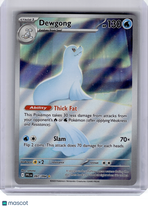 2025 Pokemon—Dewgong #97 Phantasmal Flames—Illustration Rare Holo