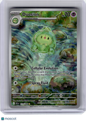 2025 Pokemon—Duosion #119 Black Bolt—Illustration Rare Holo