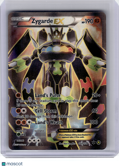 2017 Pokemon—Zygarde EX (Alt Art) #54a Fates Collide—Promo Holo [Lightly Played]