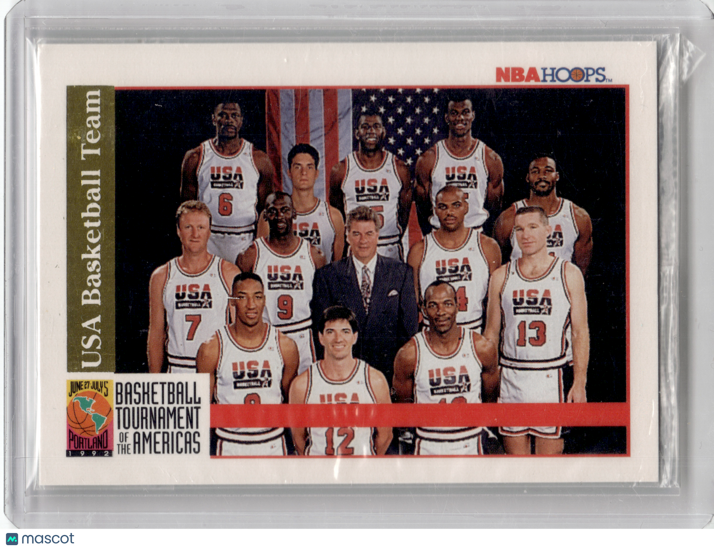 1992 SkyBox NBA Hoops USA Basketball Basketball—USA Basketball Team 547 (Sealed)