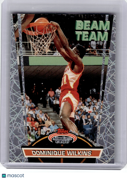 1993 Topps Stadium Club Beam Team Basketball—Dominique Wilkins #2 —Very Good
