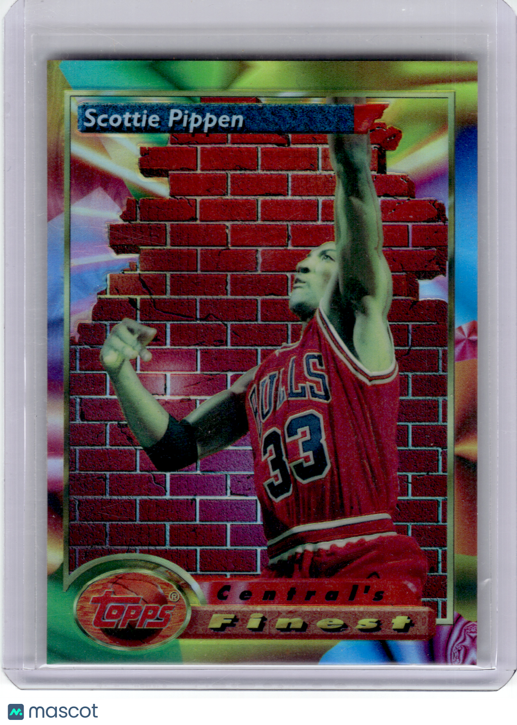 1994 Topps Central's Finest Basketball—Scottie Pippen #105 —Very Good