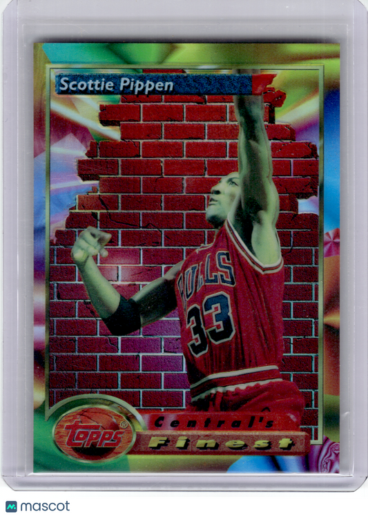1994 Topps Central's Finest Basketball—Scottie Pippen #105 —Very Good