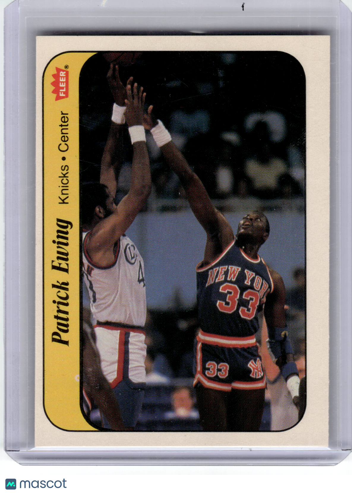 Fleer 1986 Fleer Basketball—Patrick Ewing 6 of 11 —Very Good
