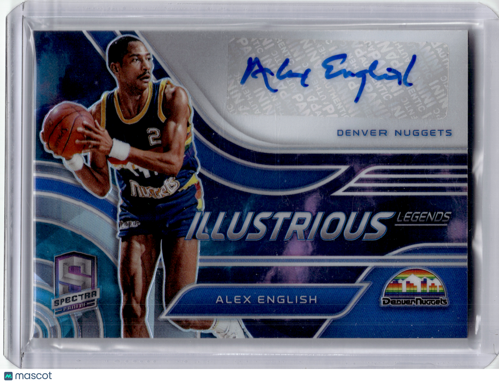 2021 Panini Spectra Illus. Legends Basketball—Alex English #IL-ALX Prizm