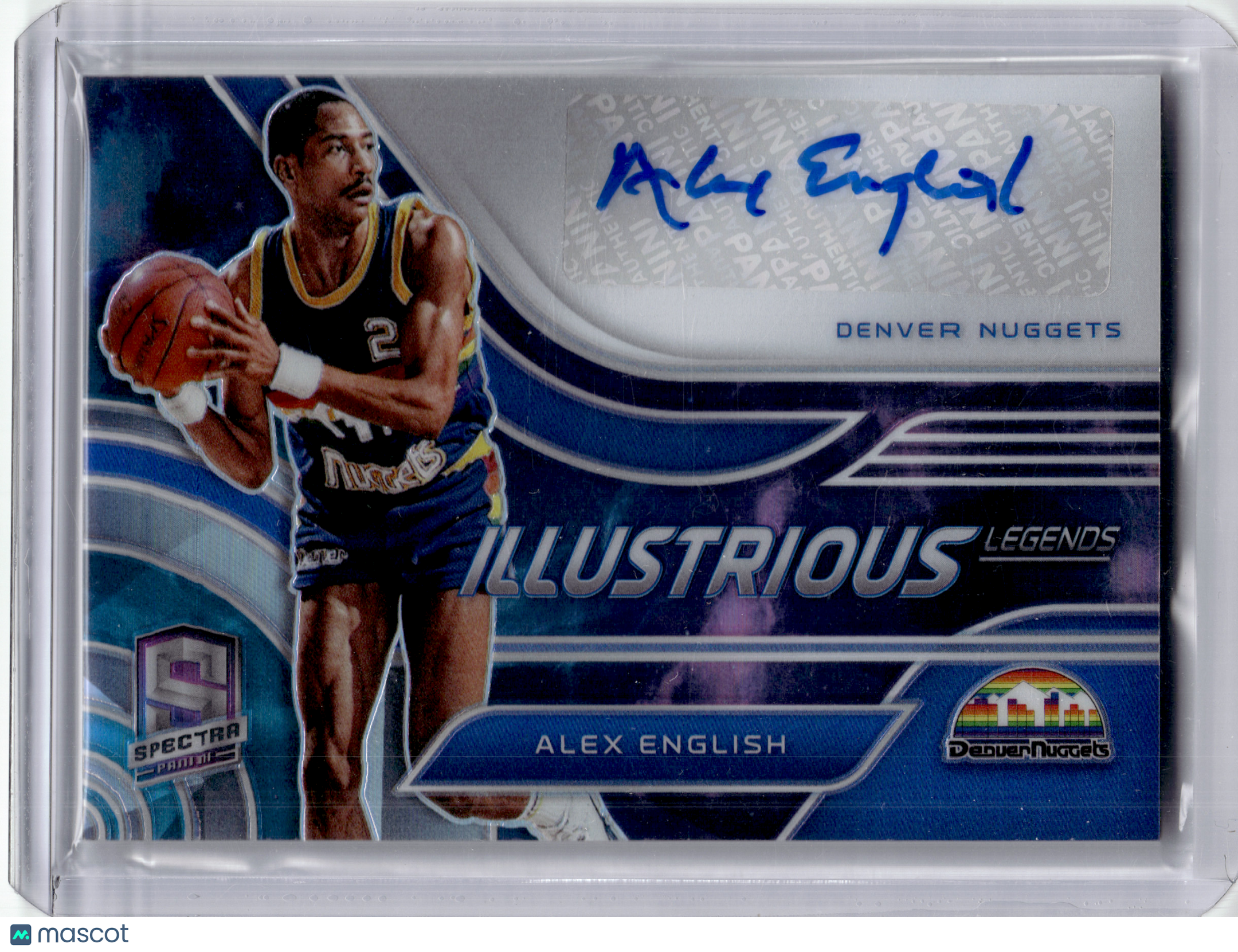 2021 Panini Spectra Illus. Legends Basketball—Alex English #IL-ALX Prizm