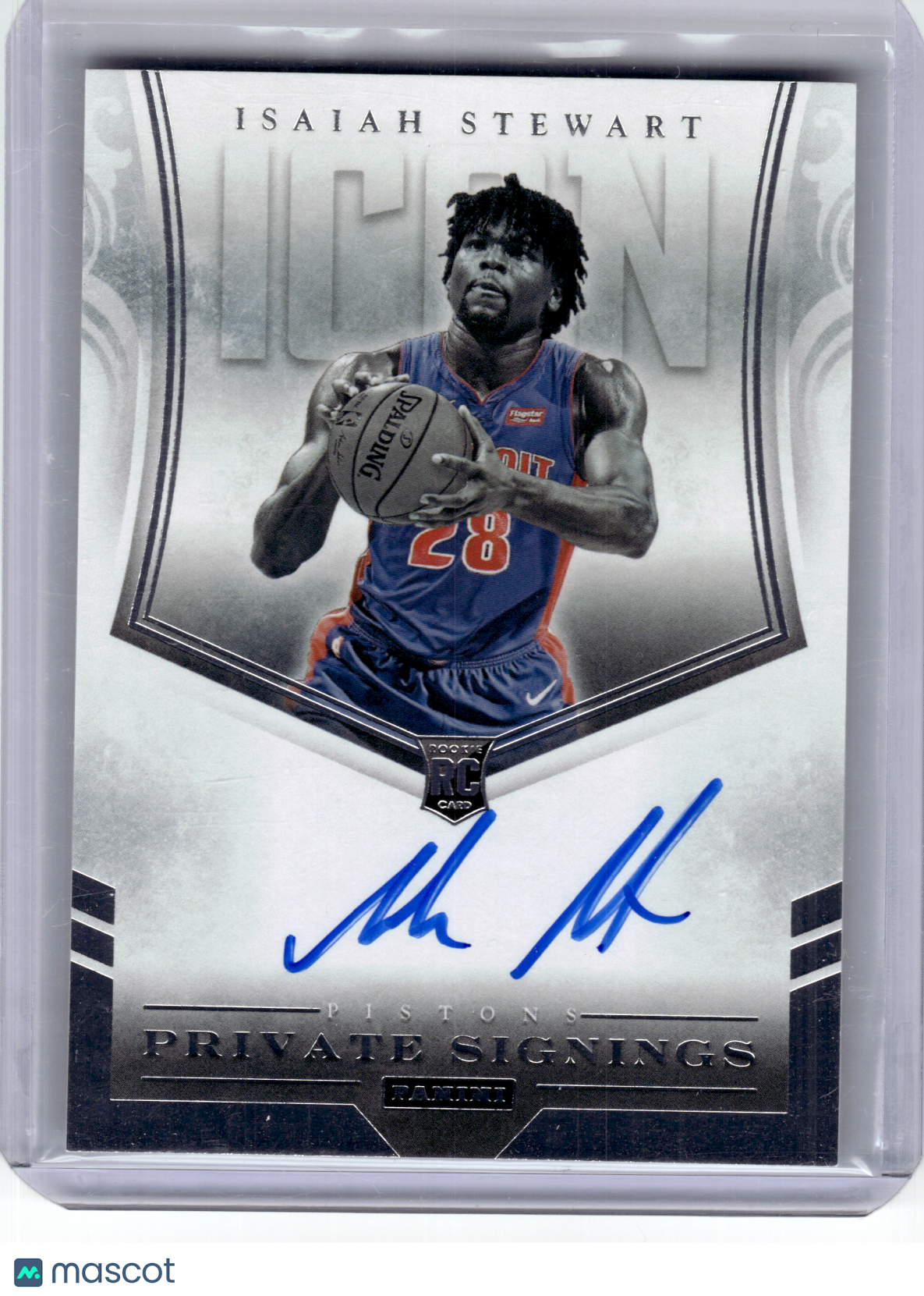 2021 Panini Private Signings Basketball—Isaiah Stewart #PSI-IST RC—Very Good