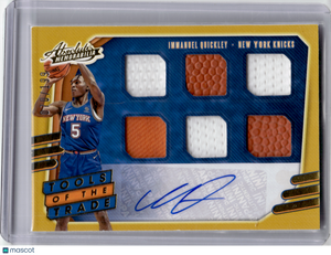 2021 Panini Absolute Memorabilia Tools of the Trade—I. Quickley #TT6-IQU 070/199