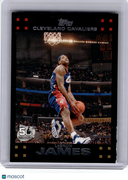 2007 Topps Basketball—LeBron James #23 —Very Good