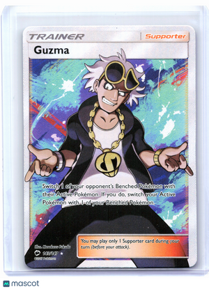 2017 Pokemon—Guzma (Full Art) #143/147 Burning Shadows—Ultra Rare Holo [MP]